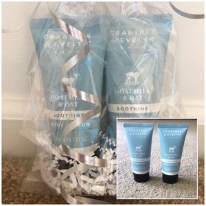 CRABTREE & EVELYN Goatmilk & Oat Soothing Shower Milk and Body Lotion Set